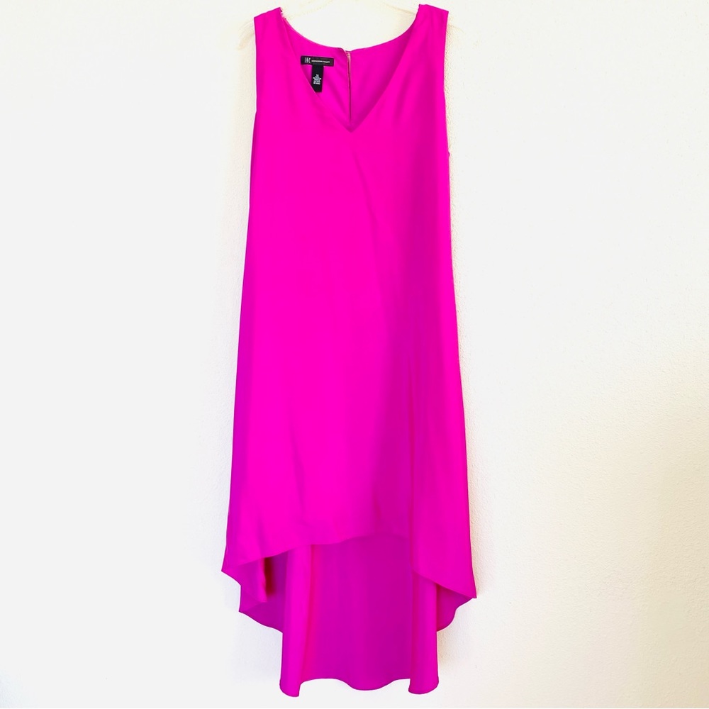 INC International Concepts | Sleeveless V-Neck High-Low Maxi Dress | Fuc…